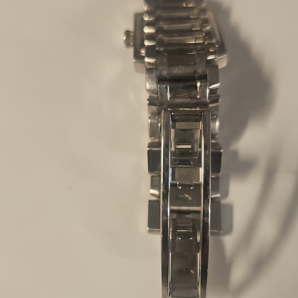 Guess Watch, Silver Rectangular, Women's - image 3